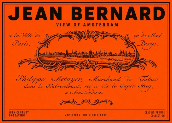 Jean Bernard A View of Paris No6 - Póster