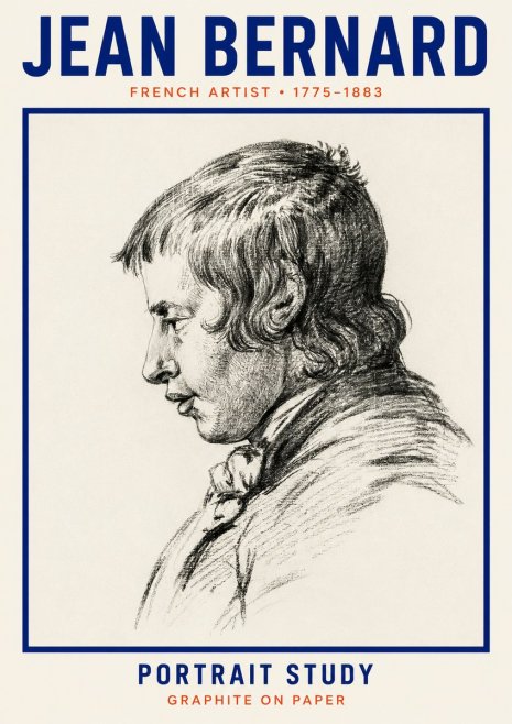 Jean Bernard Portrait Study III No2 - Póster
