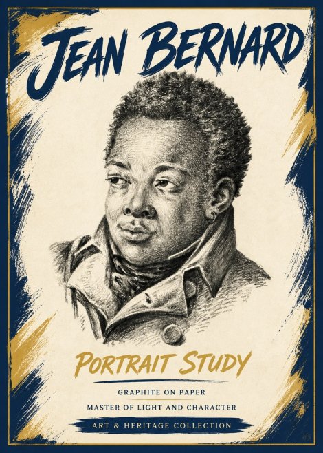 Jean Bernard Portrait Study V No5 - Póster