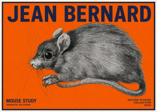 Jean Bernard Mouse Study No2 - Póster