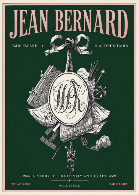 Jean Bernard Still Life with Monogram No5 - Póster