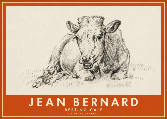 Jean Bernard Resting Calf II No2 - Póster