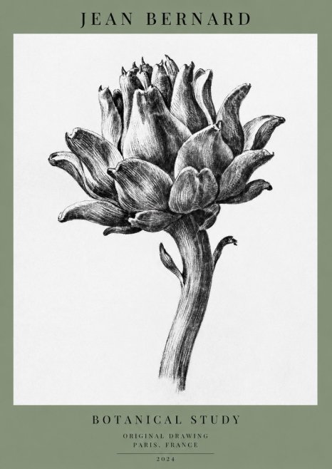 Jean Bernard Botanical Study No1 - Póster