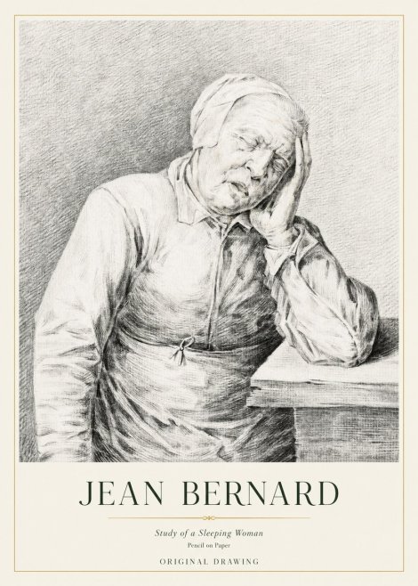 Jean Bernard Resting No4 - Póster