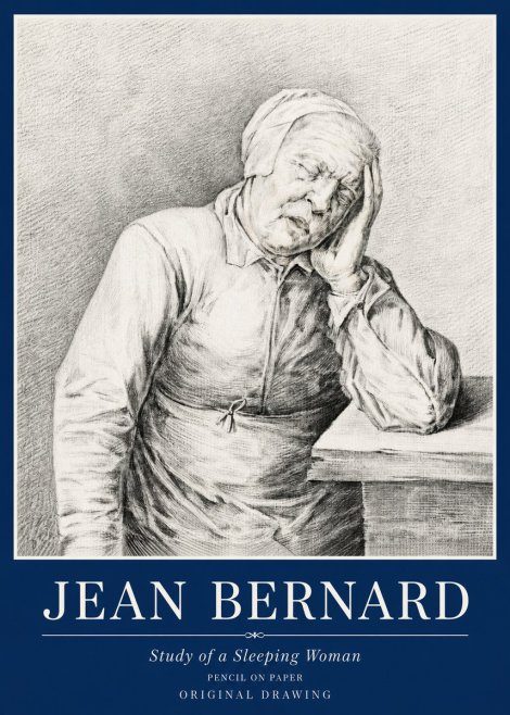 Jean Bernard Resting No6 - Póster
