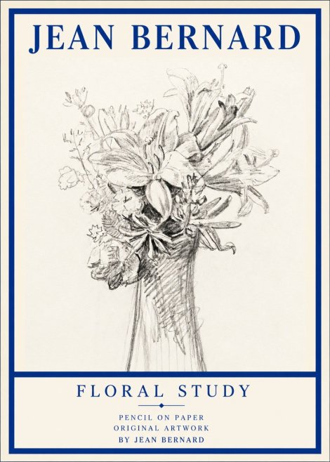 Jean Bernard Bouquet of Lilies No3 - Póster