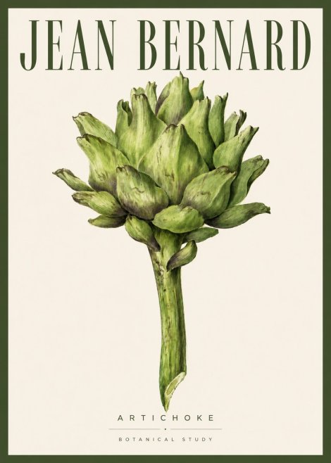 Jean Bernard Green Artichoke No5 - Póster