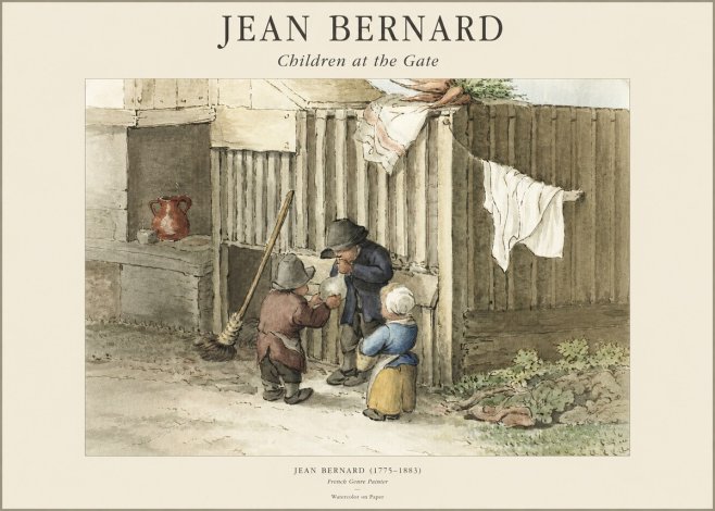 Jean Bernard Children at the Gate No1 - Póster