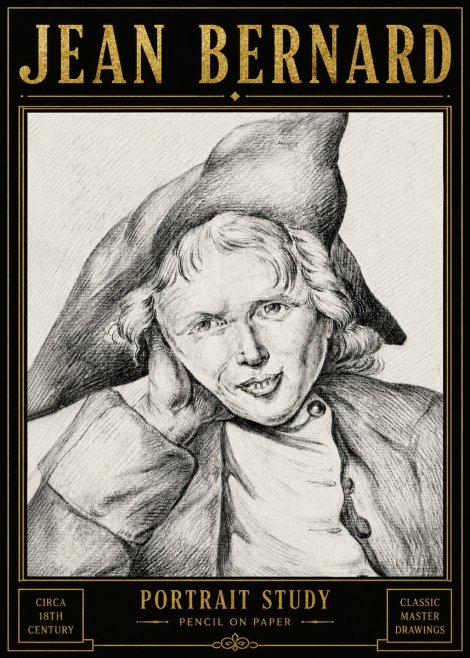 Jean Bernard Portrait Study VII No6 - Póster