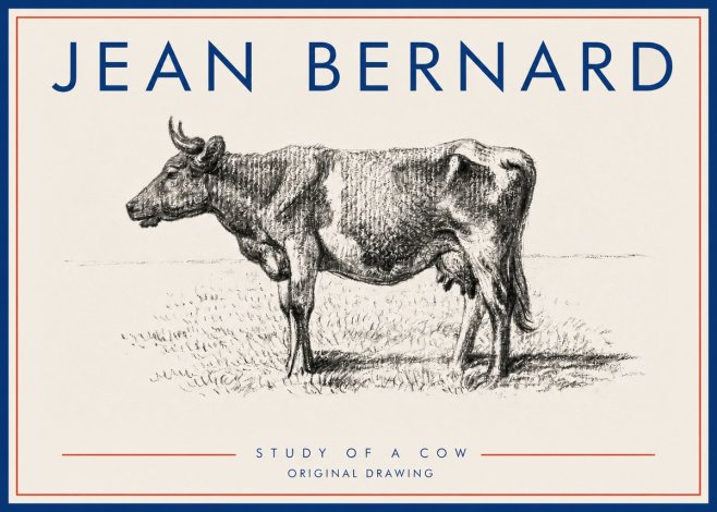 Jean Bernard Cow I No5 - Póster