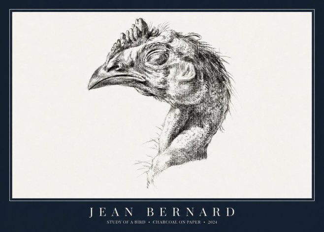 Jean Bernard Study of Form II No3 - Póster
