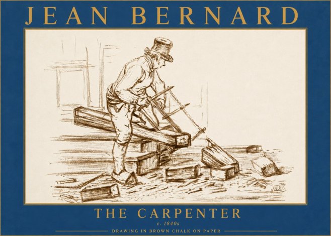 Jean Bernard The Carpenter No5 - Póster