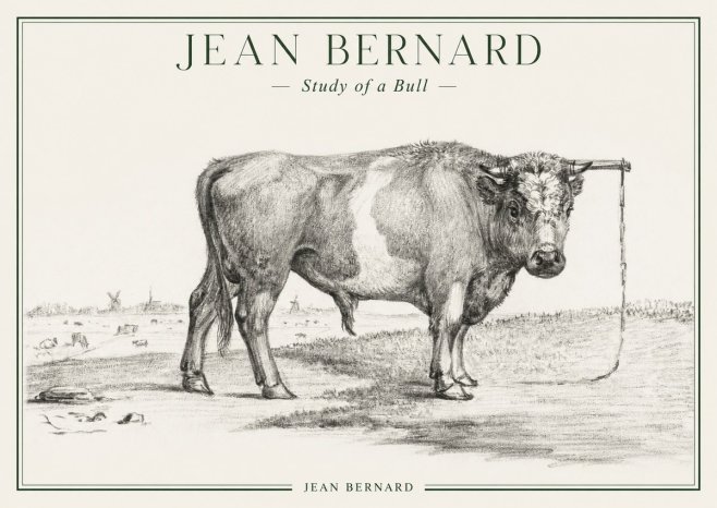 Jean Bernard Study of a Bull III No1 - Póster