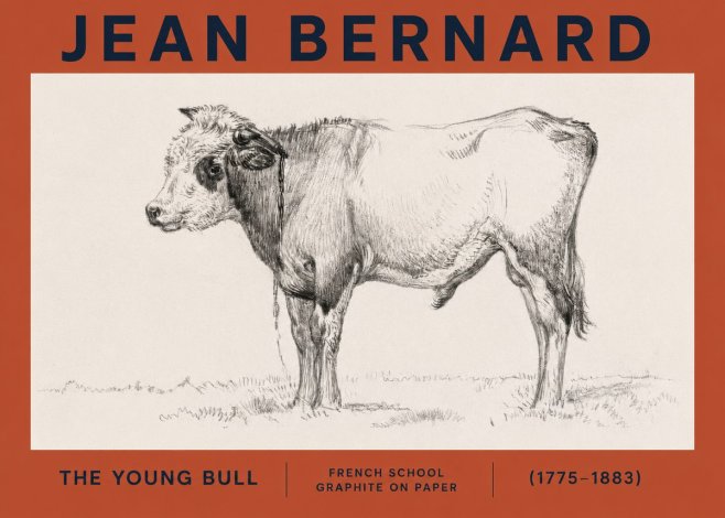 Jean Bernard The Young Bull No2 - Póster