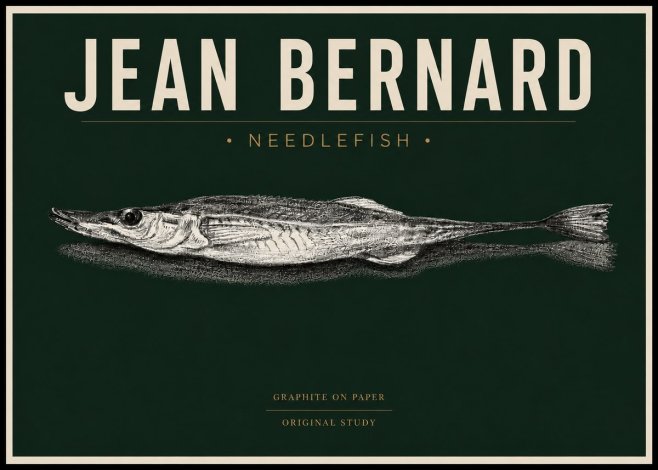Jean Bernard Needlefish No4 - Póster