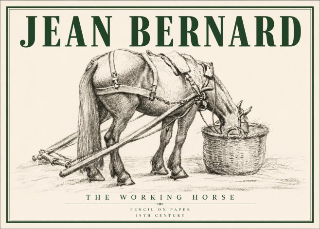 Jean Bernard The Working Horse No3 - Póster