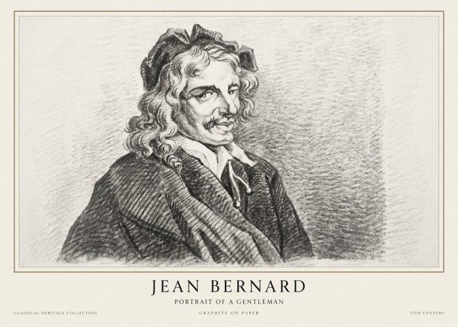 Jean Bernard Portrait of a Gentleman II No1 - Póster