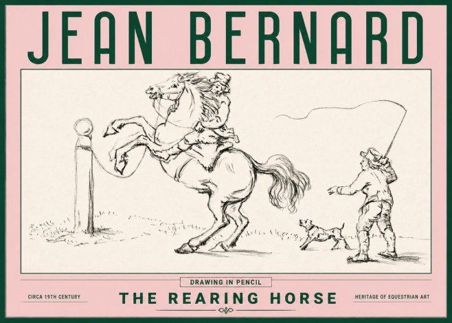 Jean Bernard The Rearing Horse I No4 - Póster