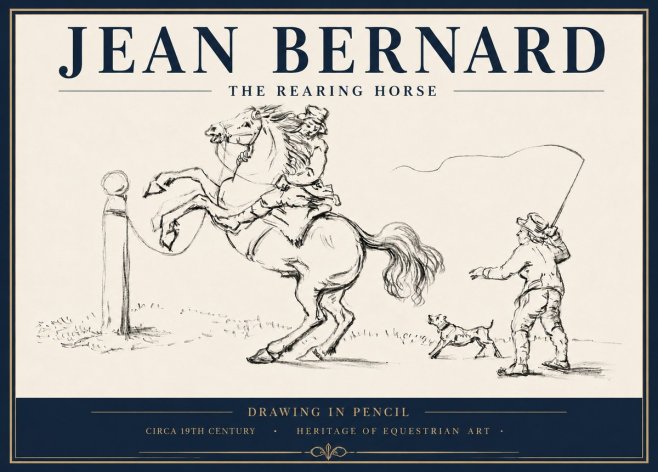 Jean Bernard The Rearing Horse I No5 - Póster