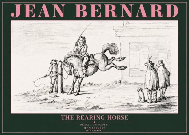 Jean Bernard The Rearing Horse II No3 - Póster