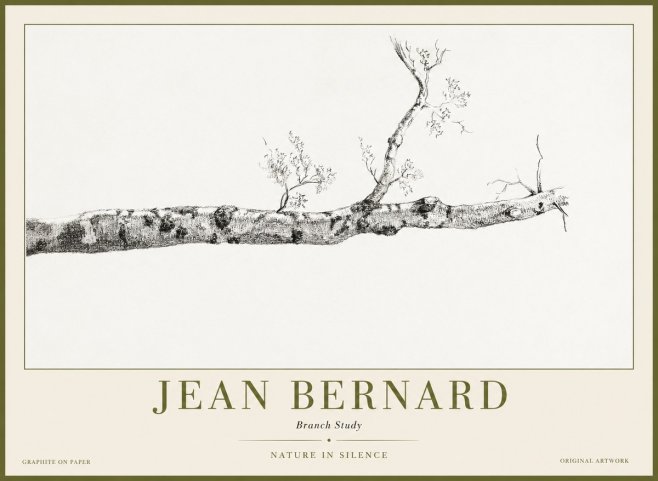 Jean Bernard Tree Branch Study No2 - Póster
