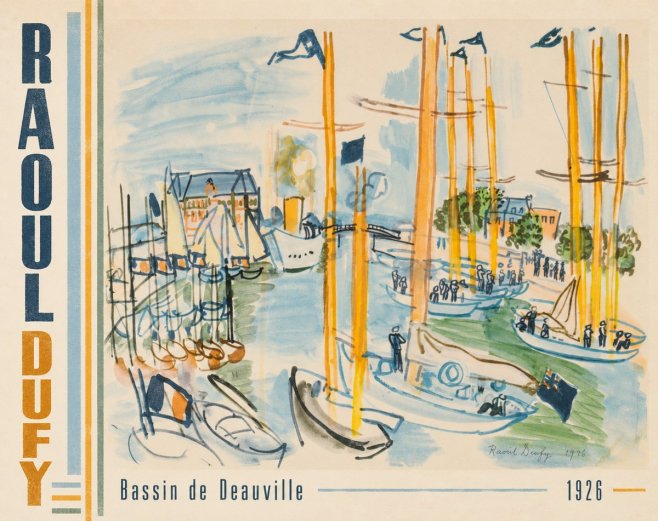 Raoul Dufy Bassin De Deauville No3 - Póster