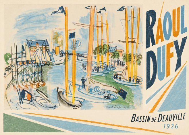 Raoul Dufy Bassin De Deauville No4 - Póster