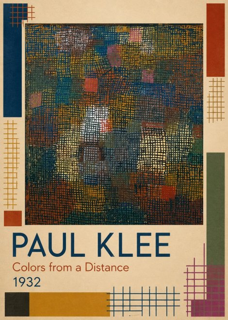 Paul Klee Colors from a Distance No1 - Póster
