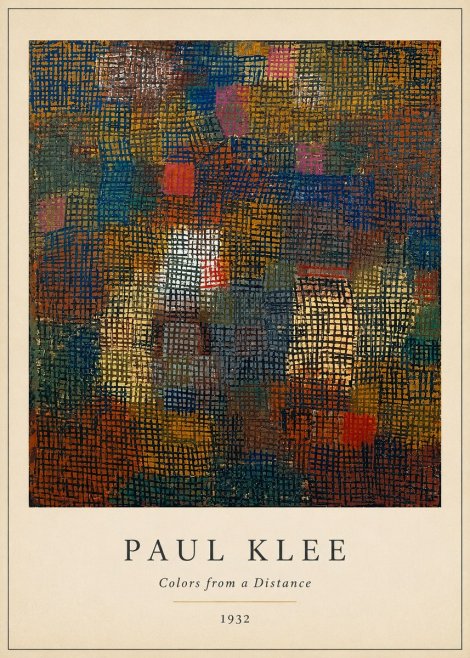 Paul Klee Colors from a Distance No4 - Póster