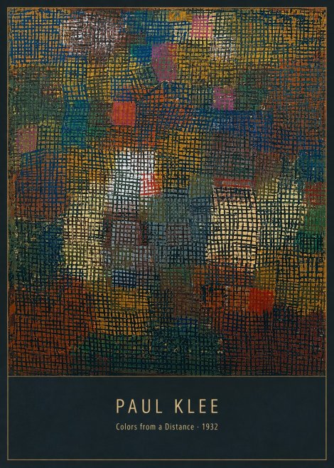 Paul Klee Colors from a Distance No5 - Póster