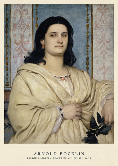 Arnold Böcklin Bildnis Angela Böcklin Als Muse No2 - Póster