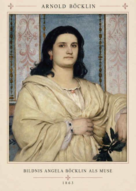 Arnold Böcklin Bildnis Angela Böcklin Als Muse No4 - Póster