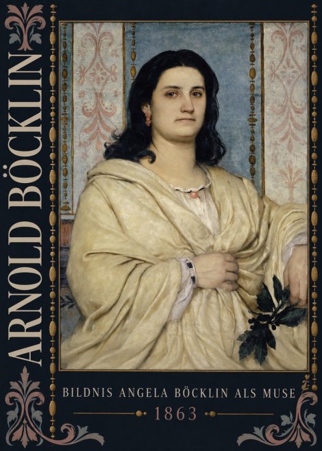 Arnold Böcklin Bildnis Angela Böcklin Als Muse No5 - Póster