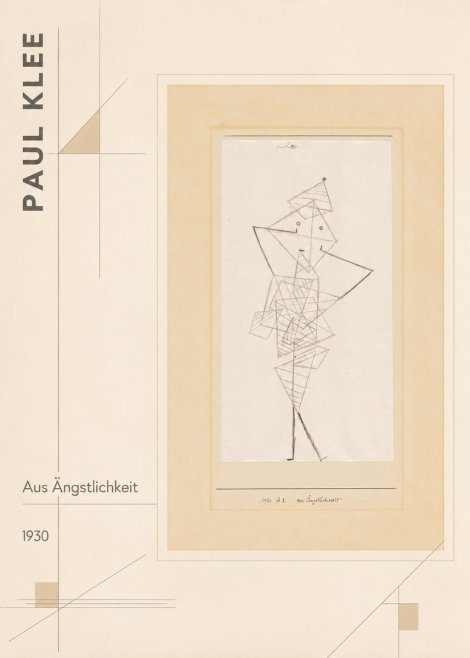 Paul Klee Aus Ängstlichkeit No2 - Póster