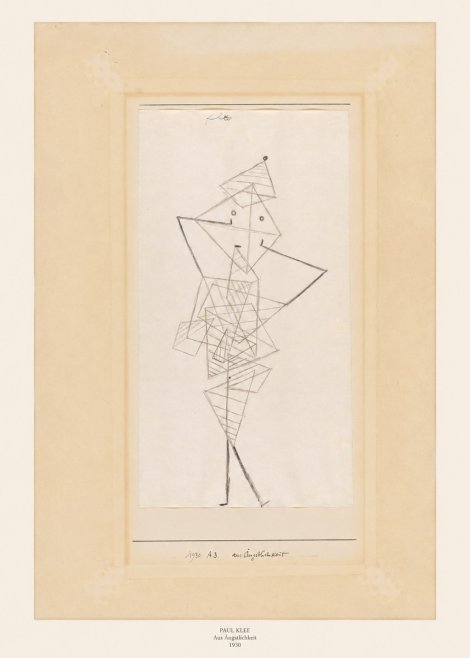 Paul Klee Aus Ängstlichkeit No6 - Póster
