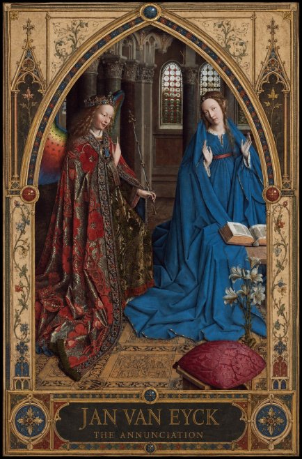 Jan van Eyck The Annunciation I No3 - Póster