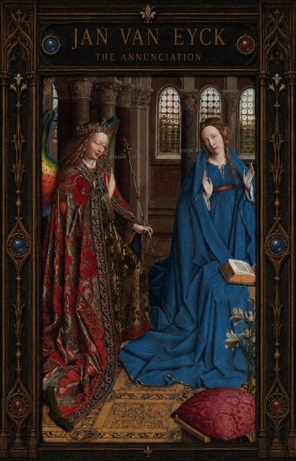 Jan van Eyck The Annunciation I No5 - Póster