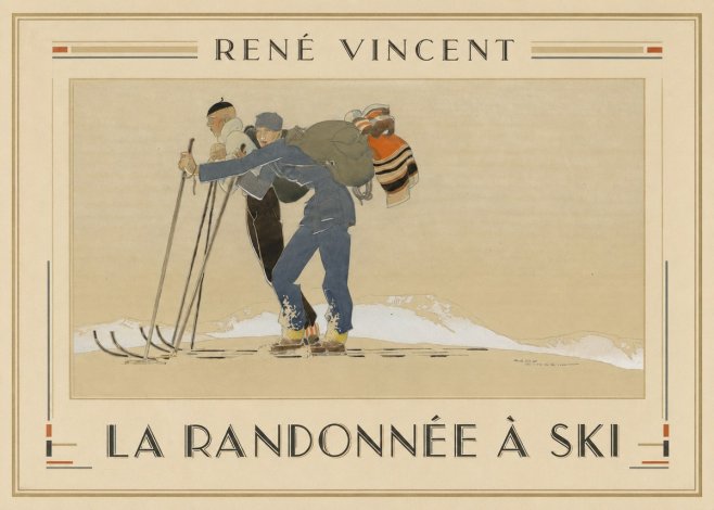 René Vincent La Randonnée À Ski No1 - Póster
