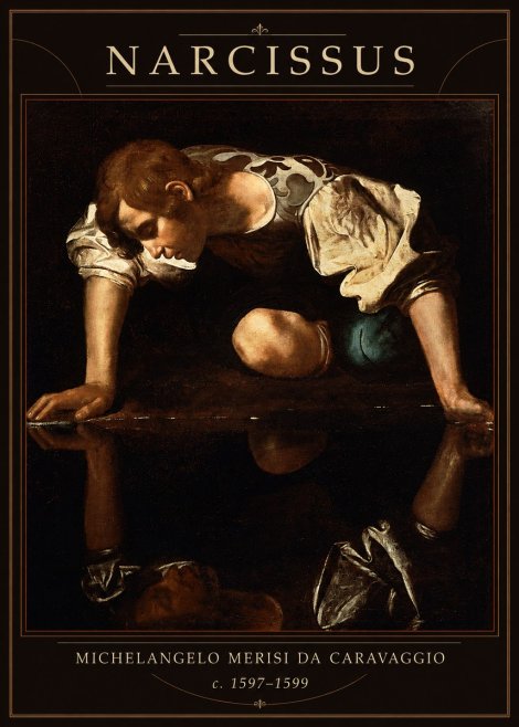 Michelangelo Merisi da Caravaggio Narcissus I No1 - Póster