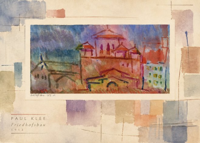 Paul Klee Friedhofsbau No3 - Póster
