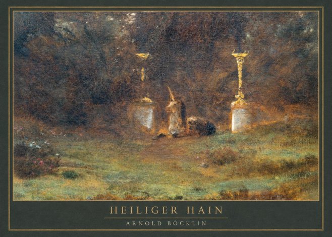Arnold Böcklin Heiliger Hain No1 - Póster