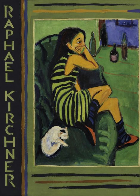 Raphael Kirchner Woman with a Cat No2 - Póster