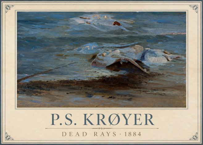 P.S. Krøyer Dead Skates No2 - Póster
