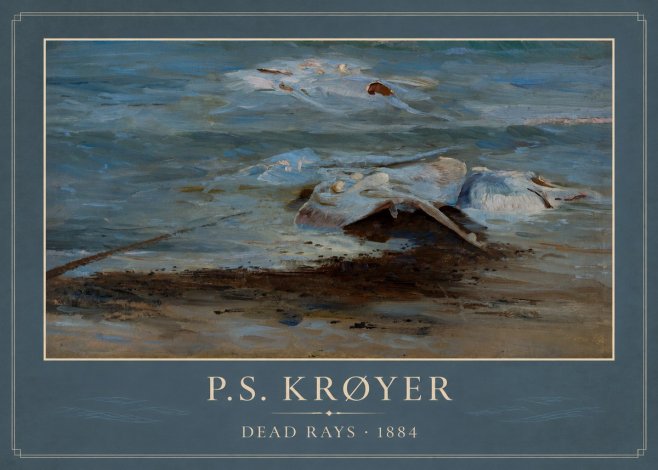 P.S. Krøyer Dead Skates No3 - Póster