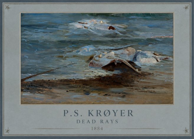 P.S. Krøyer Dead Skates No4 - Póster
