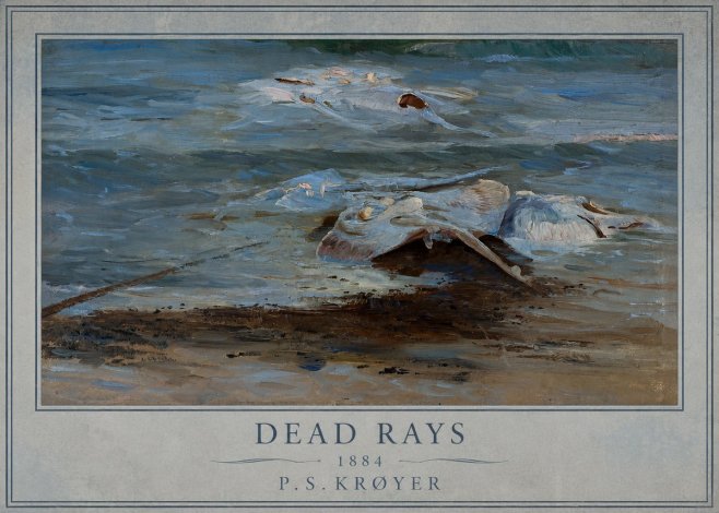 P.S. Krøyer Dead Skates No6 - Póster