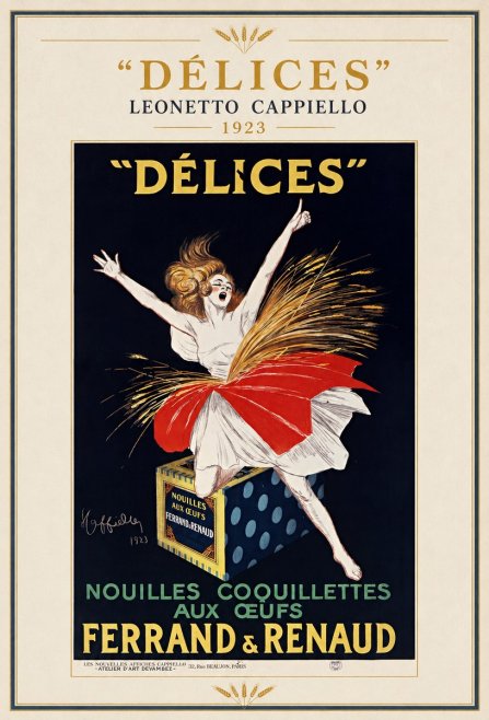 Leonetto Cappiello Délices I No3 - Póster