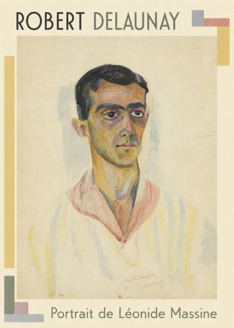 Robert Delaunay Portrait De Léonide Massine No1 - Póster