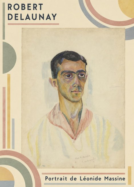 Robert Delaunay Portrait De Léonide Massine No2 - Póster