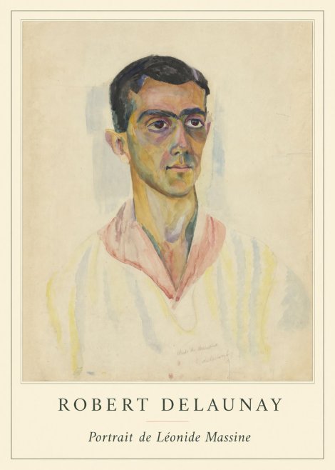 Robert Delaunay Portrait De Léonide Massine No4 - Póster